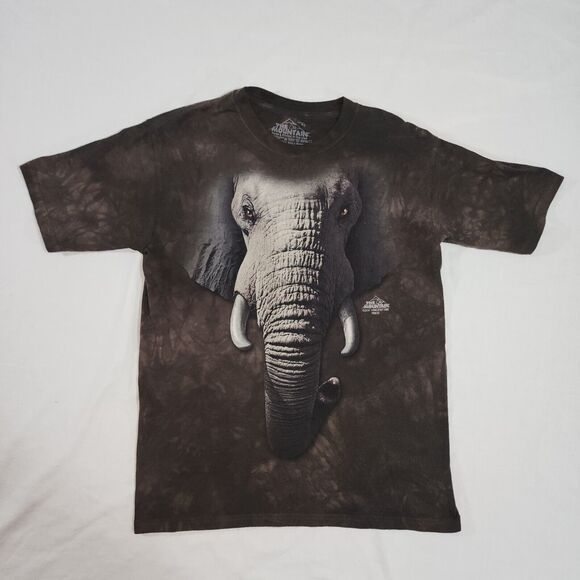 The Mountain Elephant Womens Kids XL‎ Tye Dye Brown Acid Wash EUC - Picture 1 of 16